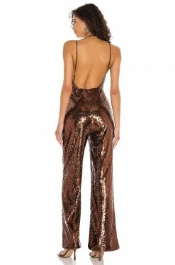 Camila Coelho Callie Jumpsuit In Chocolate -CAMILA COELHO Shop COEL WC11 V3