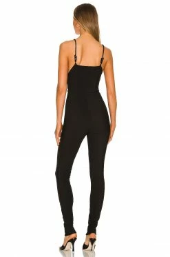 Camila Coelho Carli Jumpsuit In Black -CAMILA COELHO Shop COEL WC14 V4