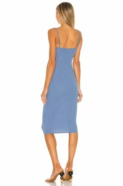 Camila Coelho Claudia Midi Dress In Blue -CAMILA COELHO Shop COEL WD120 V3