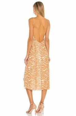 Camila Coelho Bailee Midi Dress In Brown Zebra 7 Camila Coelho Bailee Midi Dress In Brown Zebra -CAMILA COELHO Shop COEL WD126 V3