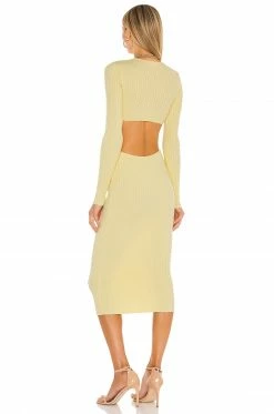 Camila Coelho Rosabella Midi Dress In Yellow -CAMILA COELHO Shop COEL WD128 V3