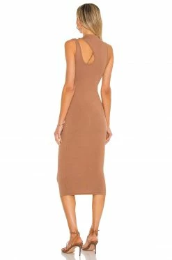 Camila Coelho Chiara Dress In Mocha -CAMILA COELHO Shop COEL WD138 V3
