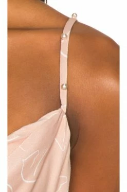 Camila Coelho Otavia Slip Dress In Blush -CAMILA COELHO Shop COEL WD148 V5