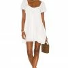 Camila Coelho Malia Mini Dress In White -CAMILA COELHO Shop COEL WD149 V1