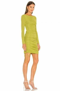 Camila Coelho Tiara Mini Dress In Yellow Green 6 Camila Coelho Tiara Mini Dress In Yellow Green -CAMILA COELHO Shop COEL WD153 V2