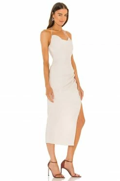 Camila Coelho Leahla Midi Dress In Nude -CAMILA COELHO Shop COEL WD156 V2