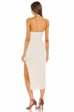 Camila Coelho Leahla Midi Dress In Nude -CAMILA COELHO Shop COEL WD156 V3