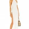 Camila Coelho Celene Maxi Slip Dress In White