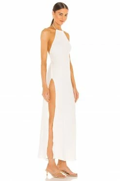Camila Coelho Celene Maxi Slip Dress In White -CAMILA COELHO Shop COEL WD159 V2