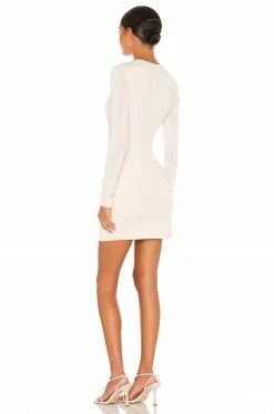 Camila Coelho Amelie Mini Dress In Beige -CAMILA COELHO Shop COEL WD169 V3