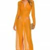Camila Coelho Gigi Maxi Dress In Rustic Orange -CAMILA COELHO Shop COEL WD181 V1