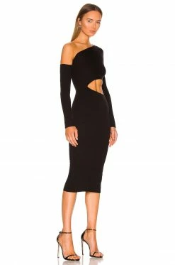 Camila Coelho Nahla Knit Dress In Black -CAMILA COELHO Shop COEL WD183 V2