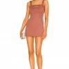 Camila Coelho Kennedy Mini Dress In Brick Mauve 2 Camila Coelho Kennedy Mini Dress In Brick Mauve -CAMILA COELHO Shop COEL WD189 V1