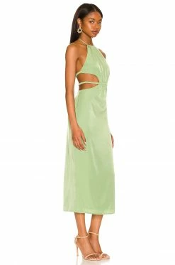 Camila Coelho Remi Midi Dress In Jade Green -CAMILA COELHO Shop COEL WD213 V2