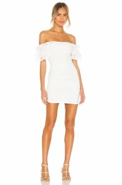 Camila Coelho Eva Mini Dress In White