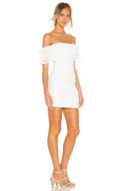 Camila Coelho Eva Mini Dress In White -CAMILA COELHO Shop COEL WD94 V2