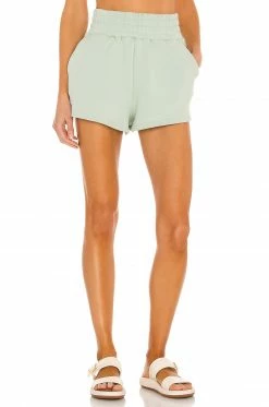 Camila Coelho Kenzie Shorts In Sage Green