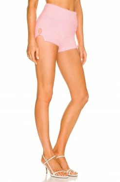 Camila Coelho Genevieve Side Tie Short In Baby Pink -CAMILA COELHO Shop COEL WF33 V2