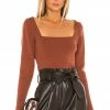 Camila Coelho Leena Sweater In Copper