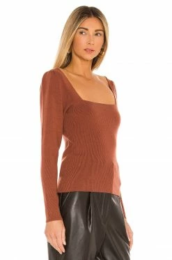 Camila Coelho Leena Sweater In Copper -CAMILA COELHO Shop COEL WK40 V2