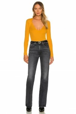 Camila Coelho Patten Sweater In Clementine -CAMILA COELHO Shop COEL WK55 V4
