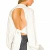 Camila Coelho Safaa Sweater In Ivory -CAMILA COELHO Shop COEL WK58 V1