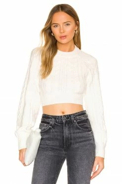 Camila Coelho Safaa Sweater In Ivory -CAMILA COELHO Shop COEL WK58 V2