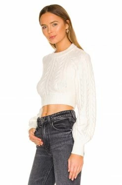 Camila Coelho Safaa Sweater In Ivory -CAMILA COELHO Shop COEL WK58 V3