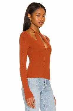 Camila Coelho Allora Sweater In Auburn -CAMILA COELHO Shop COEL WK67 V2