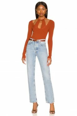 Camila Coelho Allora Sweater In Auburn -CAMILA COELHO Shop COEL WK67 V4