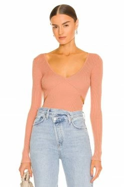 Camila Coelho Tate Sweater In Nude