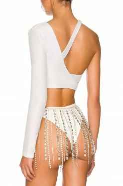 Camila Coelho Penny Skirt In Silver -CAMILA COELHO Shop COEL WL5 V3