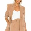 Camila Coelho Morena Blazer In Nude Toffee -CAMILA COELHO Shop COEL WO17 V1