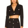Camila Coelho Becka Crop Blazer In Black -CAMILA COELHO Shop COEL WO28 V1