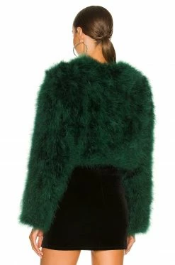 Camila Coelho Lincoln Jacket In Deep Green -CAMILA COELHO Shop COEL WO29 V3