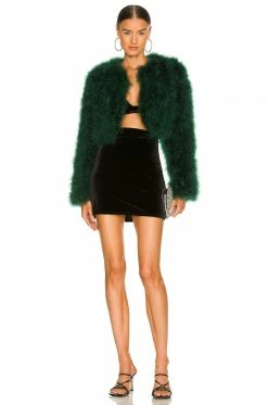 Camila Coelho Lincoln Jacket In Deep Green -CAMILA COELHO Shop COEL WO29 V4