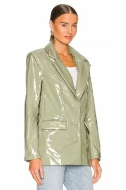 Camila Coelho Kaden Jacket In Sage -CAMILA COELHO Shop COEL WO35 V3