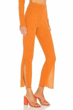 Camila Coelho Linez Pant In Sunset Orange -CAMILA COELHO Shop COEL WP41 V3