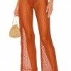 Camila Coelho Kira Pants In Rust