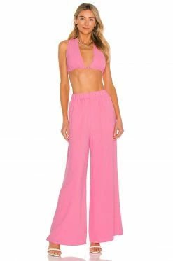 Camila Coelho Devon Pants In Hot Pink -CAMILA COELHO Shop COEL WP44 V4
