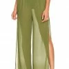 Camila Coelho Nana Pants In Sage Green -CAMILA COELHO Shop COEL WP51 V1