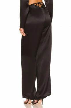 Camila Coelho Chelsie Pants In Black -CAMILA COELHO Shop COEL WP56 V3
