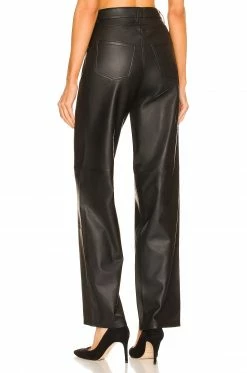 Camila Coelho Jess Leather Pant In Black -CAMILA COELHO Shop COEL WP66 V3