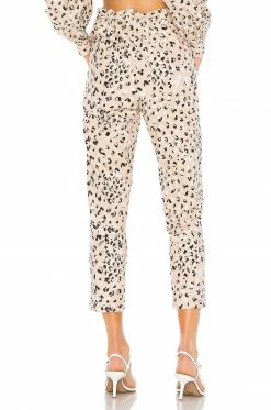 Camila Coelho Wren Pant In Tan Leopard -CAMILA COELHO Shop COEL WP6 V3