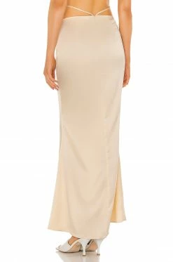Camila Coelho Jaida Maxi Skirt In Vanilla 8 Camila Coelho Jaida Maxi Skirt In Vanilla -CAMILA COELHO Shop COEL WQ39 V3
