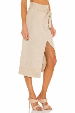 Camila Coelho Mimmi Wrap Skirt In Toffee -CAMILA COELHO Shop COEL WQ50 V2