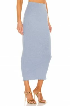 Camila Coelho Logan Midi Skirt In Baby Blue -CAMILA COELHO Shop COEL WQ51 V2