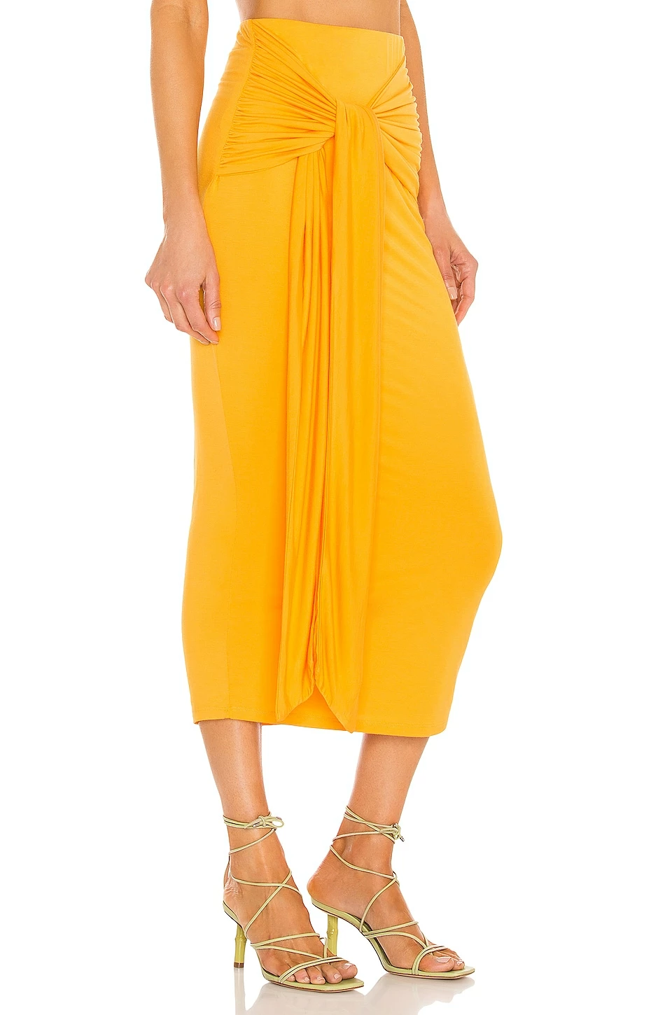 Camila Coelho Pixie Skirt In Tangerine Orange 4 Camila Coelho Pixie Skirt In Tangerine Orange - Image 2