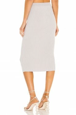 Camila Coelho Gabby Midi Skirt In Ice Blue -CAMILA COELHO Shop COEL WQ56 V3