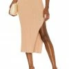 Camila Coelho Lyon Skirt In Tan -CAMILA COELHO Shop COEL WQ64 V1